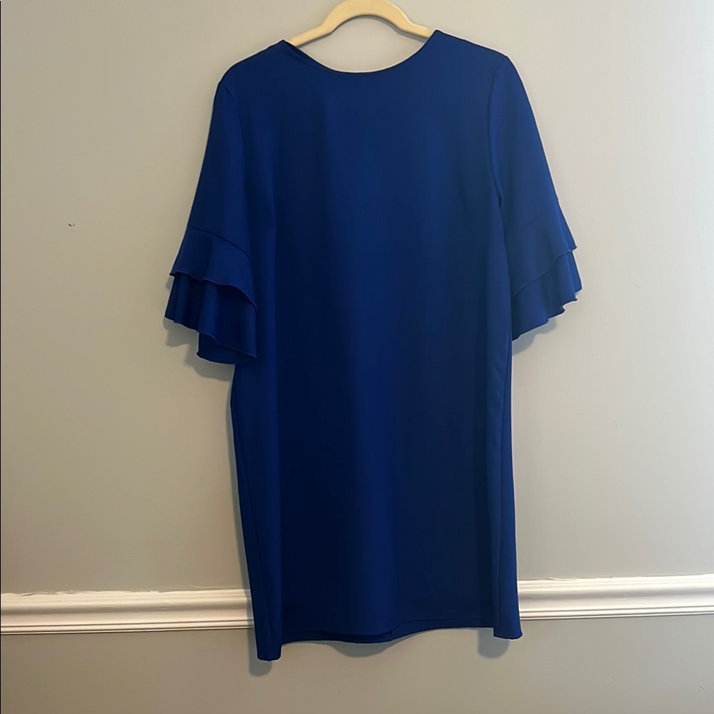 Elegant Blue Women's Dress
